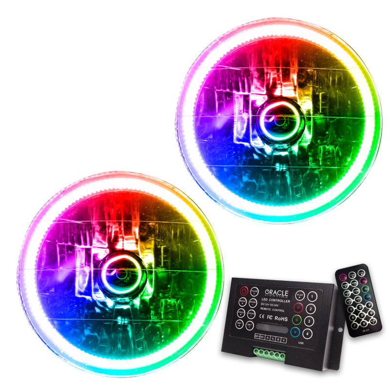 ORACLE Lighting Oracle 97-06 Jeep Wrangler TJ SMD HL - ColorSHIFT w/ 2.0 Controller 7081-333 7081-333 Photo - Primary
