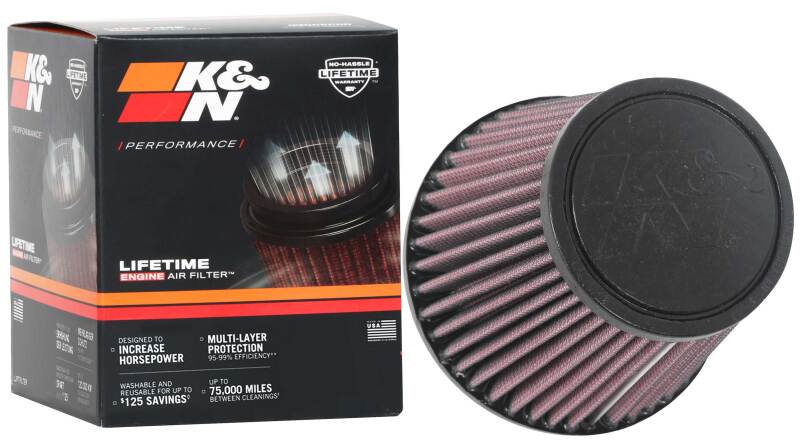 K&N Engineering K&N Universal Clamp-On Air Filter 2-3/4in FLG / 5-1/16in B / 3-1/2in T / 4-3/8in H RU-5135 RU-5135 Photo - out of package