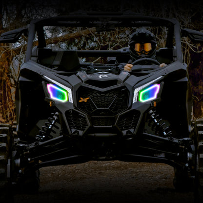 ORACLE Lighting Oracle 17-21 Can-Am Maverick X3 Dynamic RGB+W Headlight Halo Kit - ColorSHIFT - Dynamic 1275-332 1275-332 User 3