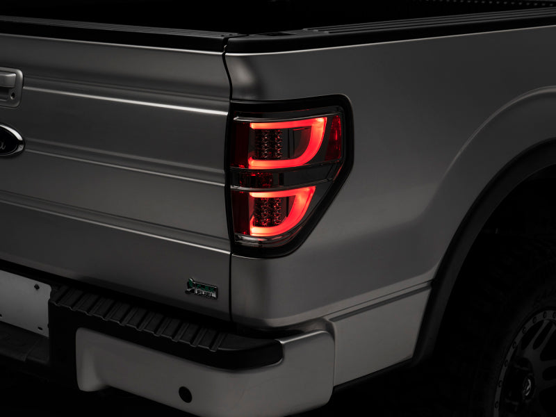 Raxiom 09-14 Ford F-150 G2 LED Tail Lights- Chrome Housing (Smoked Lens) (Styleside) T542877