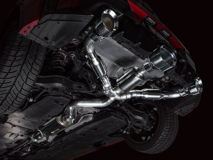 AWE Tuning AWE 23-24 Toyota GR Corolla Touring Edition Catback Exhaust - Chrome Silver Tips 3015-52472 3015-52472 Photo - Mounted