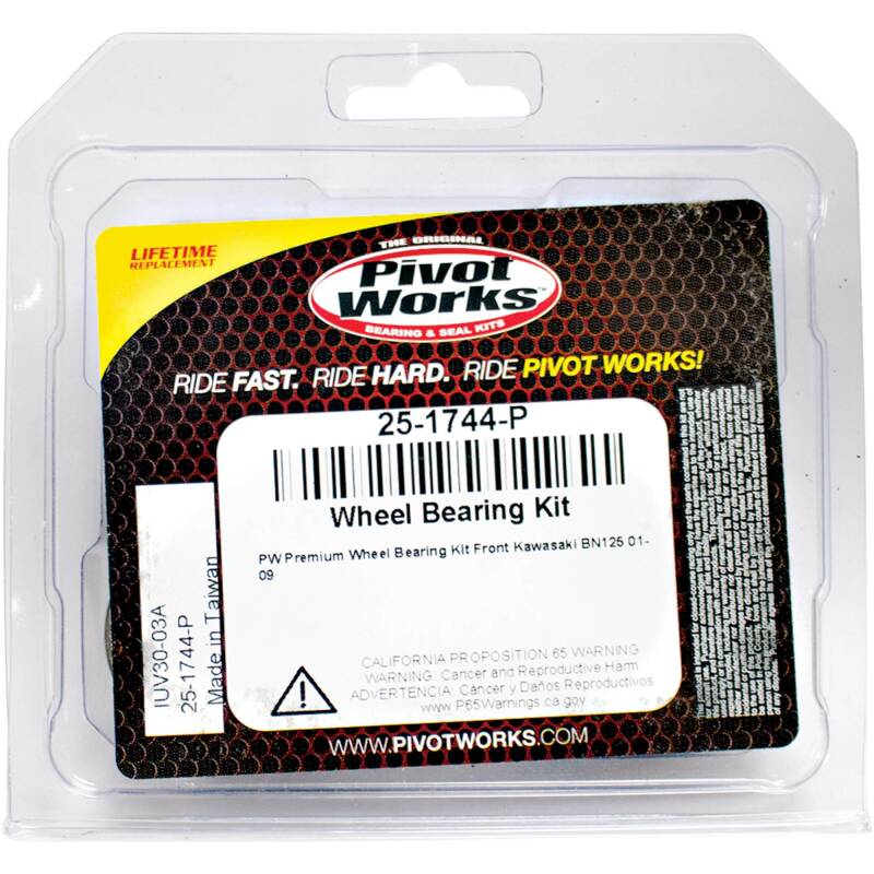 Pivot Works Kawasaki Wheel Bearing Kit Premium Bearings 25-1744-P 25-1744-P Photo - Primary