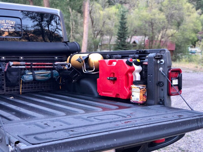 BuiltRight Industries 2020+ Jeep Gladiator Rear Passenger Bedside Rack 102112 102112 Photo - lifestyle view