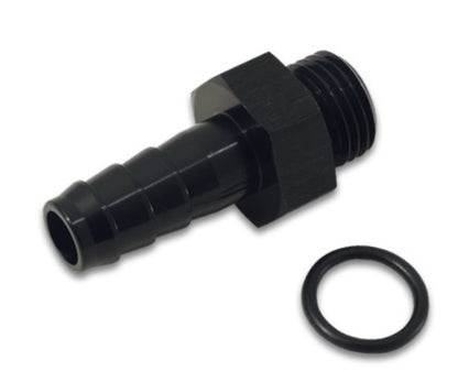 Vibrant Aluminum Male -8AN ORB to 1/2in Barb w/O-Ring - Anodized Black 11319 11319 User 1