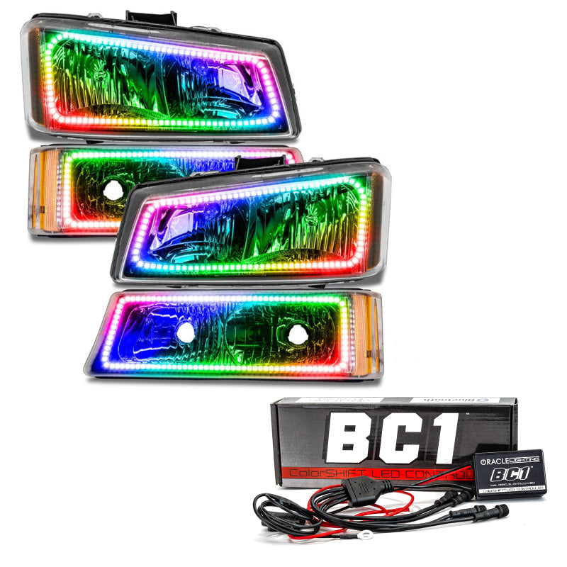 ORACLE Lighting Oracle Chevy Silverado 03-06 Square Dual Halo Kit - ColorSHIFT w/ BC1 Controller 3959-335 3959-335 User 4