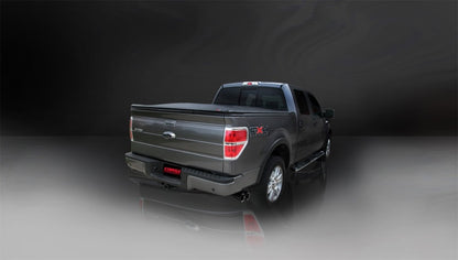 Corsa 10-10 Ford F-150 Raptor 5.4L V8 Black Sport Cat-Back Exhaust 14388BLK 14388BLK Photo - Mounted