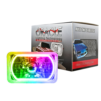 ORACLE Lighting Oracle Pre-Installed Lights 4x6 IN. Sealed Beam - ColorSHIFT Halo 6909-333 6909-333 Photo - Primary