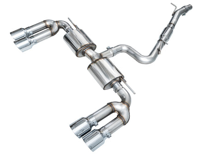 AWE Tuning AWE 22-24 Audi 8Y S3 Touring Edition Exhaust - Chrome Silver Tips 3015-42897 3015-42897 Photo - Primary