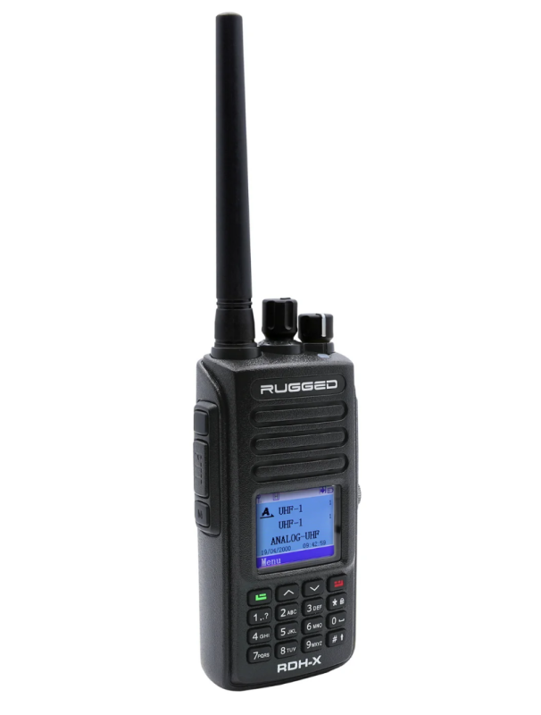 Rugged Radios WATERPROOF - Rugged RDH-X - Bus Band 2-Way Radio - Digital and Analog / Black RDH-X RDH-X User 1