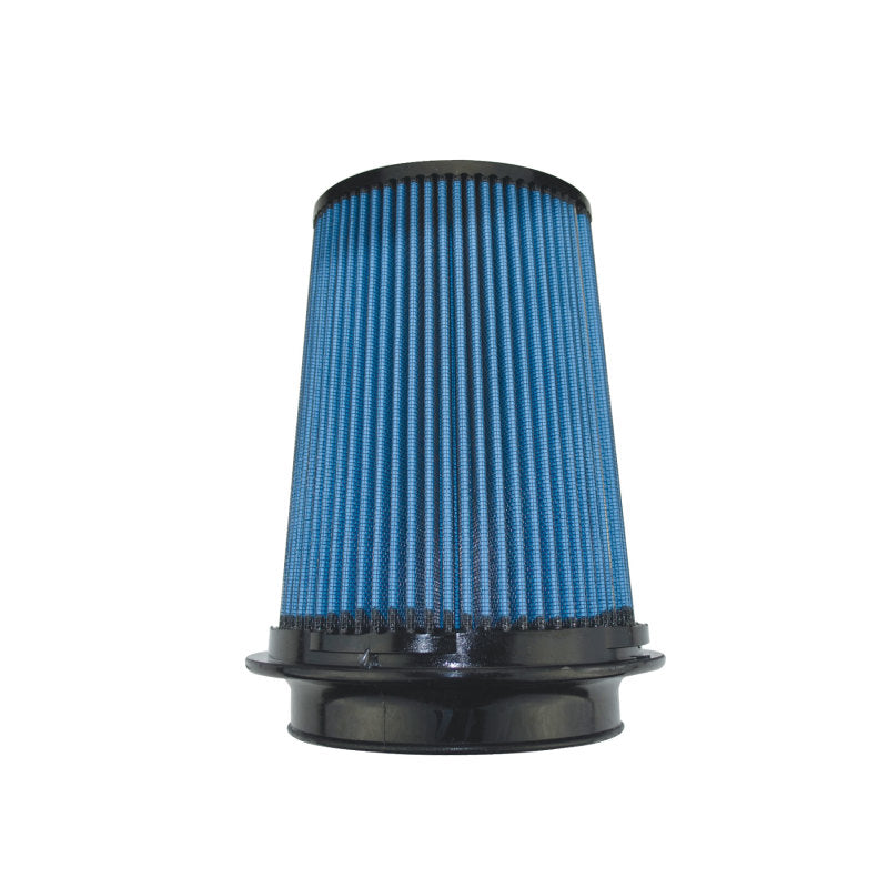 Injen SuperNano-Web Air Filter 5in Flange ID 7in Base/ 7.9in Height/ 5in Top/ Filter Monitor Nipple X-1106-BB X-1106-BB Photo - Primary