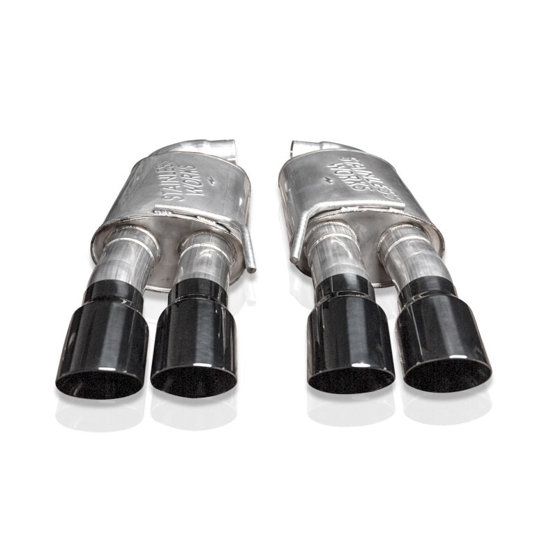 Stainless Works 18-21 Mustang GT Axleback Redline Exhaust - Black Tips M18ABRB M18ABRB User 1