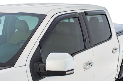 Stampede 1998-2001 Dodge Ram 1500 Crew Cab Pickup Tape-Onz Sidewind Deflector 4pc - Smoke 6212-2 6212-2 Photo - Mounted