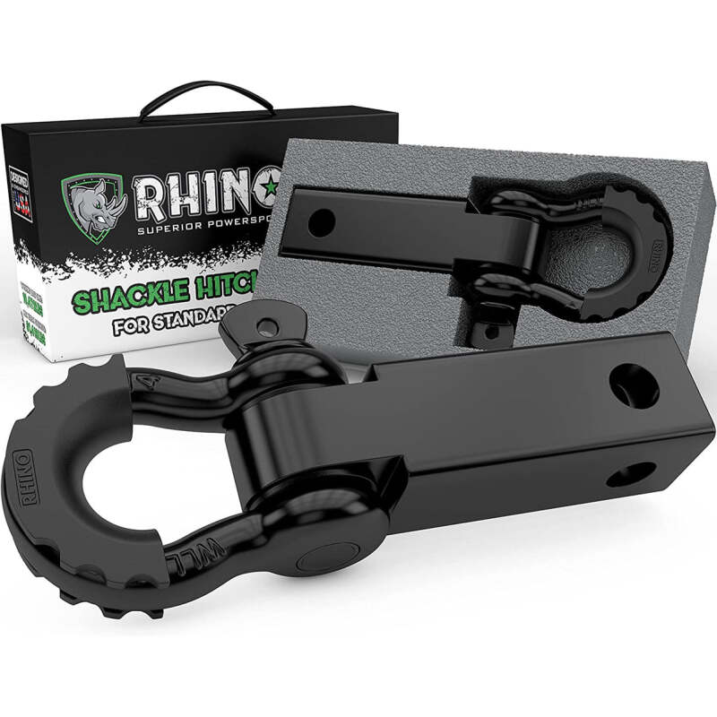 Rhino USA Shackle Hitch Receiver W/ D-Ring (Black) RSHCK-HTCH RSHCK-HTCH Photo - Primary