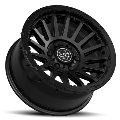 ICON Recon Pro 17x8.5 8 x 170 6mm Offset 5in BS Satin Black Wheel 23617858150SB 23617858150SB Photo - Unmounted