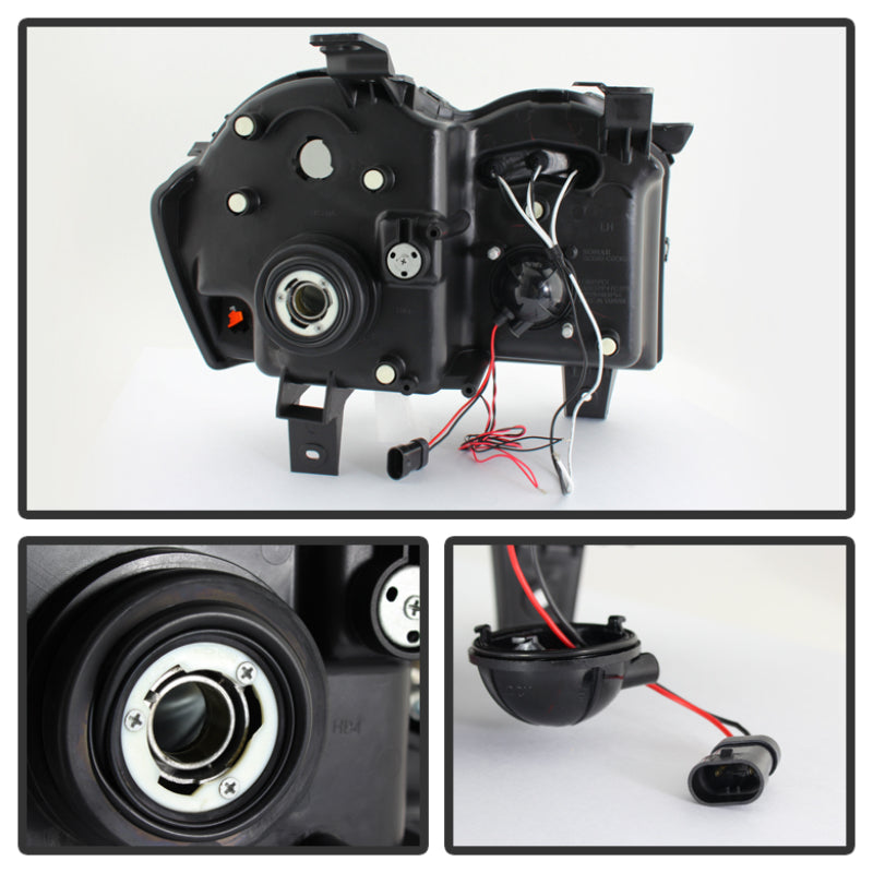 Spyder Jeep Grand Cherokee 05-07 Projector Headlights LED Halo LED Blk Smke PRO-YD-JGC05-HL-BSM 5078551 5078551 User 1