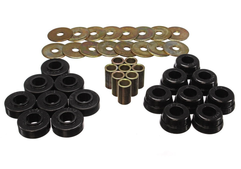 Energy Suspension Body Mount Set Black Chevrolet Corvette All 1973-1982 3.4126G Photo - Primary