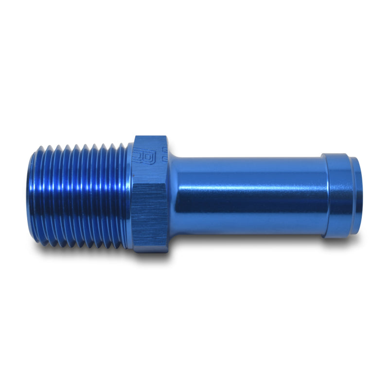Russell Adapter Fitting 1/2" Npt Male To 5/8" Od Male Tube Straight Blue 663030 Photo - out of package