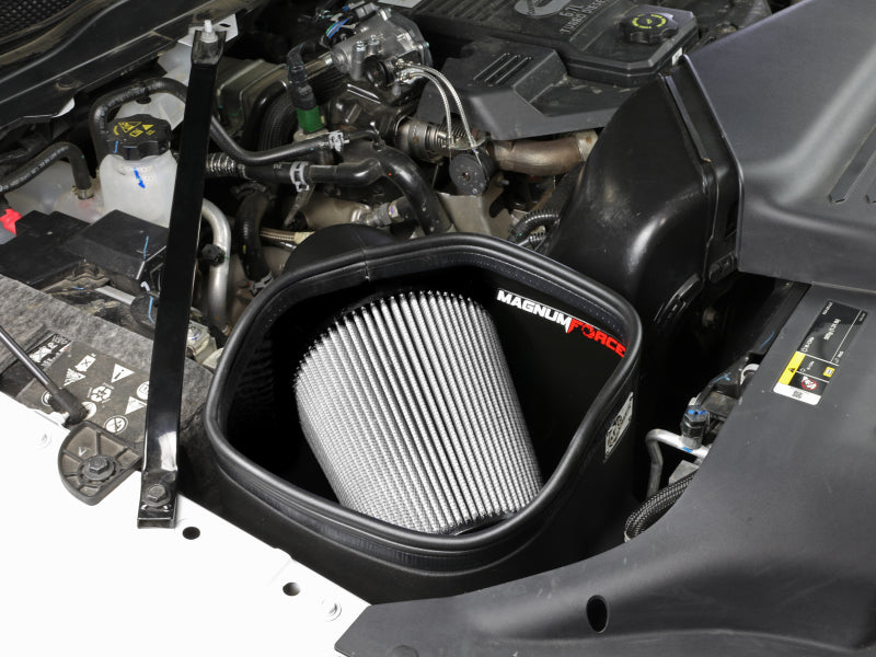 AFE 2019 Dodge Ram 2500 L6 6.7L Diesel MagnumFORCE Stage-2 Intake Pro Dry S Filter 54-13046D 54-13046D Photo - Mounted