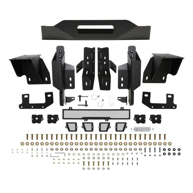 Westin 15-19 Chevrolet Silverado 2500/3500 Pro-Series Front Bumper - Textured Black 58-411165 58-411165 Photo - Unmounted