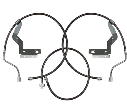 Carli 05-07 Ford F250/350 SD Hardware Braided Brake Lines 4.5in System CS-FORDBBL-05 CS-FORDBBL-05 Photo - Primary