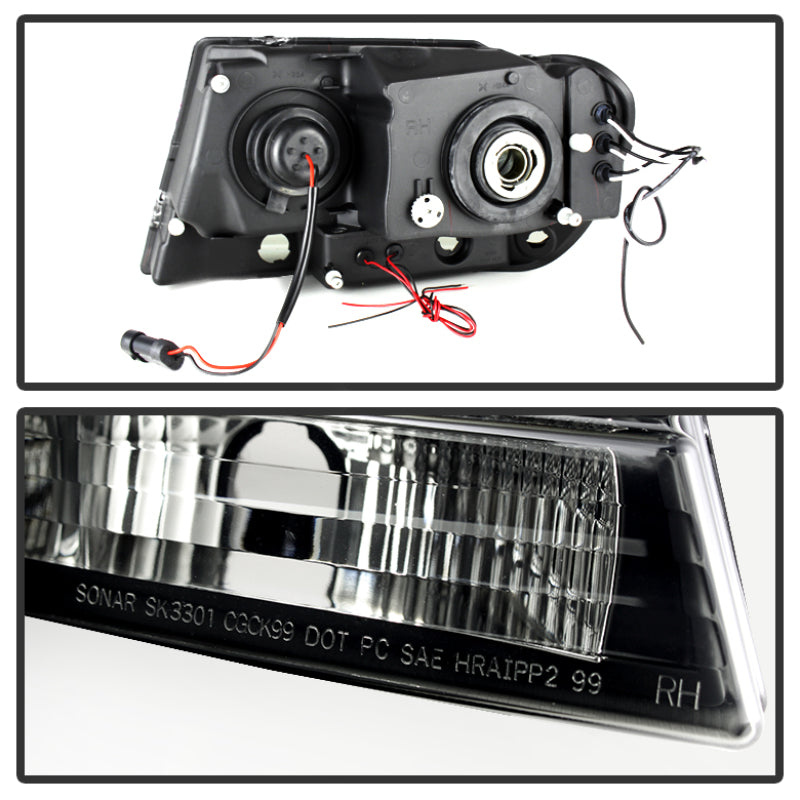 Spyder Jeep Grand Cherokee 99-04 Projector Headlights LED Halo LED Black Smoke PRO-YD-JGC99-HL-BSM 5078568 5078568 User 1