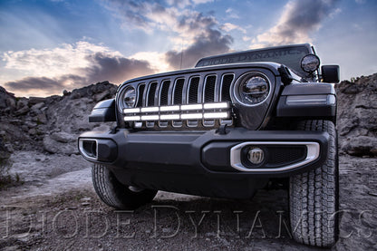 Diode Dynamics 18-21 Jeep JL Wrangler/Gladiator SS30 Bumper Bracket Kit - Amber Driving (Single) DD6080 DD6080 User 2