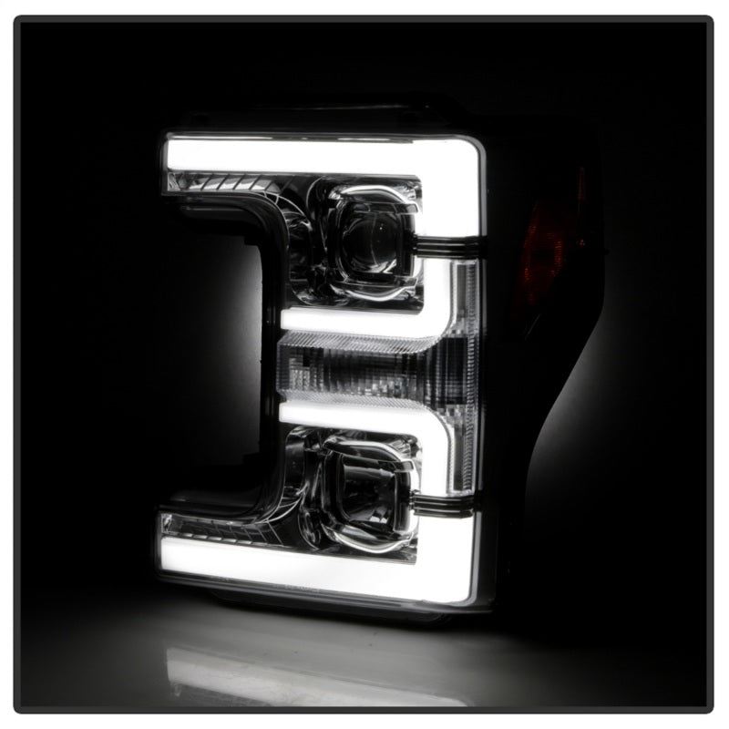 Spyder 17-18 Ford F250/F350/F450 Halogen Model Only -White Light Bar- Chrome- PRO-YD-FS17HALSI-C 5087843 5087843 Photo - Unmounted