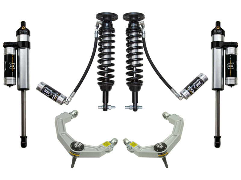 ICON 2014 Ford F-150 2WD 1.75-2.63in Stage 4 Suspension System w/Billet Uca K93074 K93074 Photo - Primary