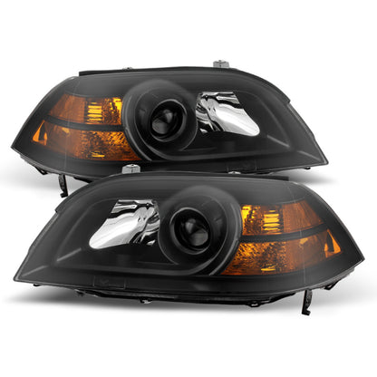 SPYDER Xtune Acura Mdx 2004-2006 Crystal Headlights Black HD-JH-AMDX04-AM-BK 9026195 9026195 Photo - Primary