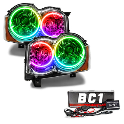 ORACLE Lighting Oracle 08-10 Jeep Grand Cherokee SMD HL - HID - ColorSHIFT w/ BC1 Controller 7139-335 7139-335 Photo - Primary