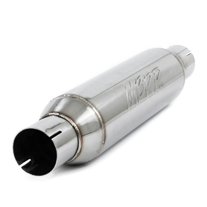 MBRP Universal Resonator 2.5in inlet/outlet 16in body 20in overall T304 R1012 Photo - Primary