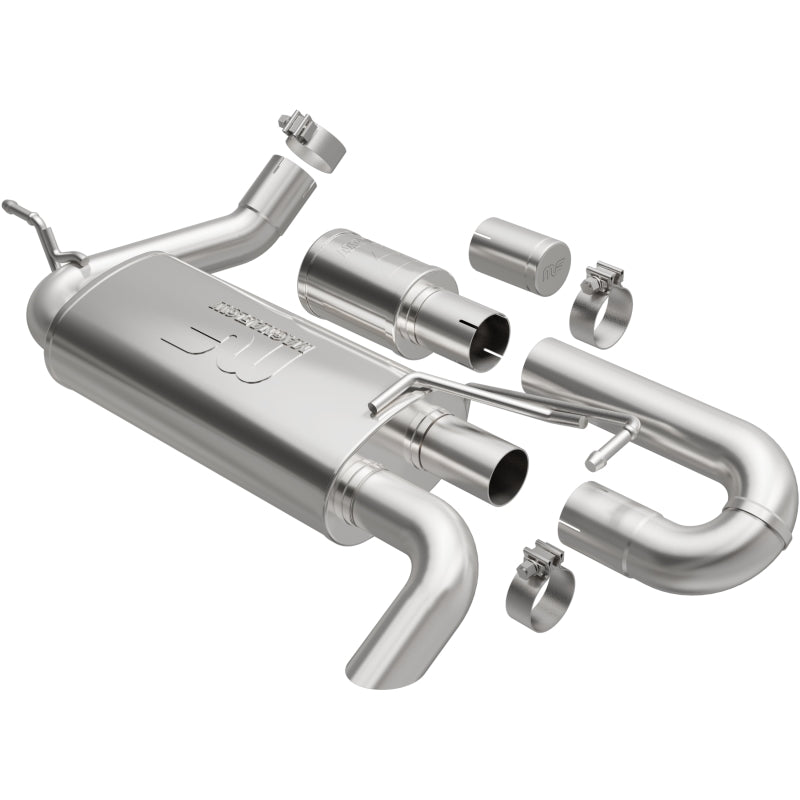 Magnaflow 07-18 Jeep Wrangler JK Overland Series Axle-Back Exhaust System 19668 19668 Photo - Primary