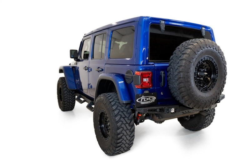 Addictive Desert Designs 18-23 Jeep Wrangler JL Stealth Fighter Rear Bumper R960181280103 R960181280103 Photo - Mounted