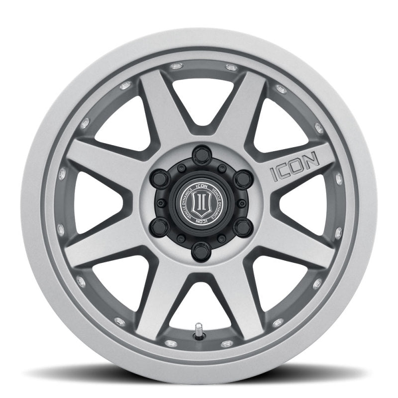 ICON Rebound Pro 17x8.5 6x5.5 0mm Offset 4.75in BS 106.1mm Bore Titanium Wheel 21817858347TT 21817858347TT User 1