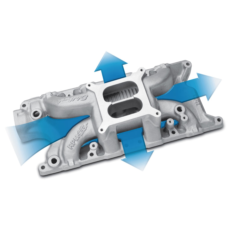 Edelbrock 289-302 Ford RPM Air-Gap Manifold 7521 Photo - out of package