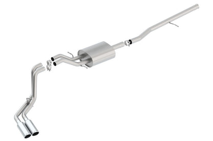 Borla S-Type Cat-Back 14 Sierra 1500 Ext. Cab Stnd Bed/CC Short Bed 143.5in WB Side Exit Exhaust 140550 140550 Photo - Primary