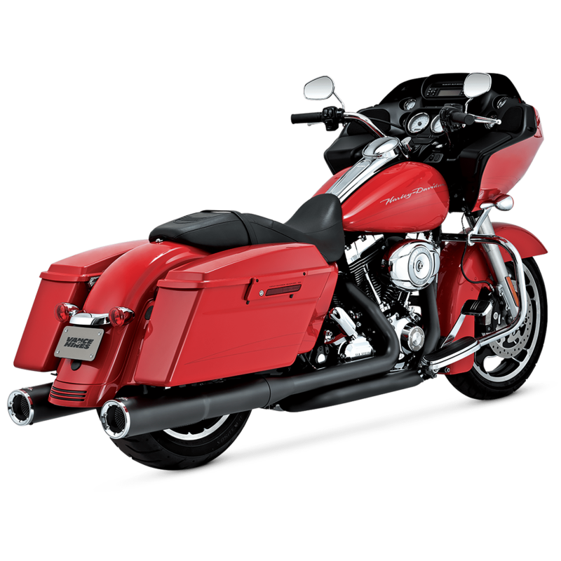 Vance and Hines Hi Output Slip-Ons Blk 46759