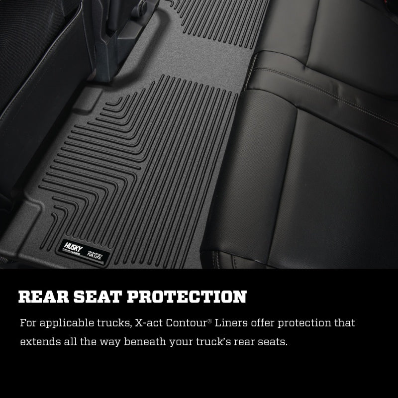Husky Liners 19-20 Dodge Ram 2500/3500 Crew Cab X-Act Second Row Seat Floor Liners 53631 53631 Photo - Mounted