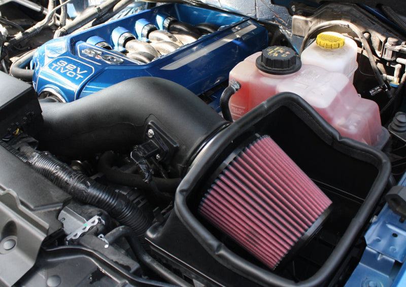 JLT 11-14 Ford F-150 5.0L Black Textured Cold Air Intake Kit w/Red Filter - Tune Req CAI-F15050-11 CAI-F15050-11 Photo - Primary