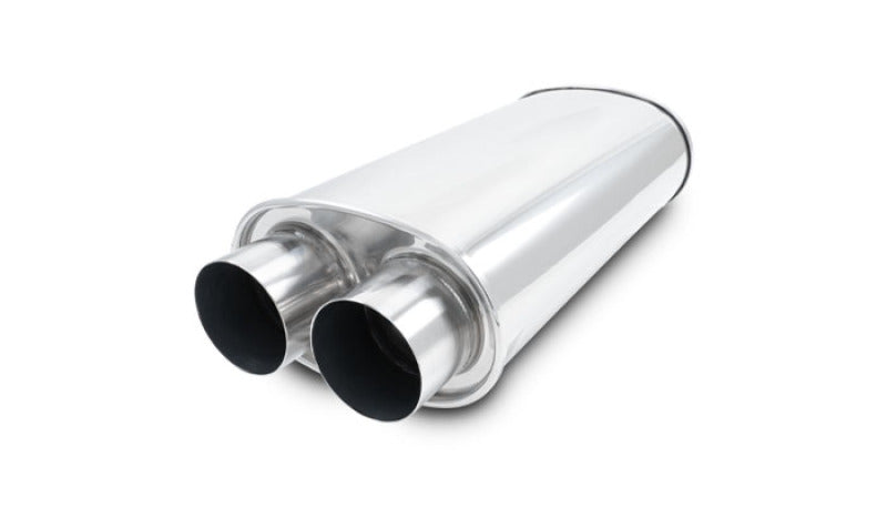 Vibrant Universal 2.5in Stainless Steel Dual In-Out Muffler 10535 10535 Photo - Primary