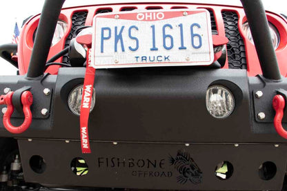 Fishbone Offroad 2018+ Jeep JL/Gladiator Wrangler JL/Gladiator Front Winch Bumper - Black Powdercoat FB22178 FB22178 Photo - lifestyle view
