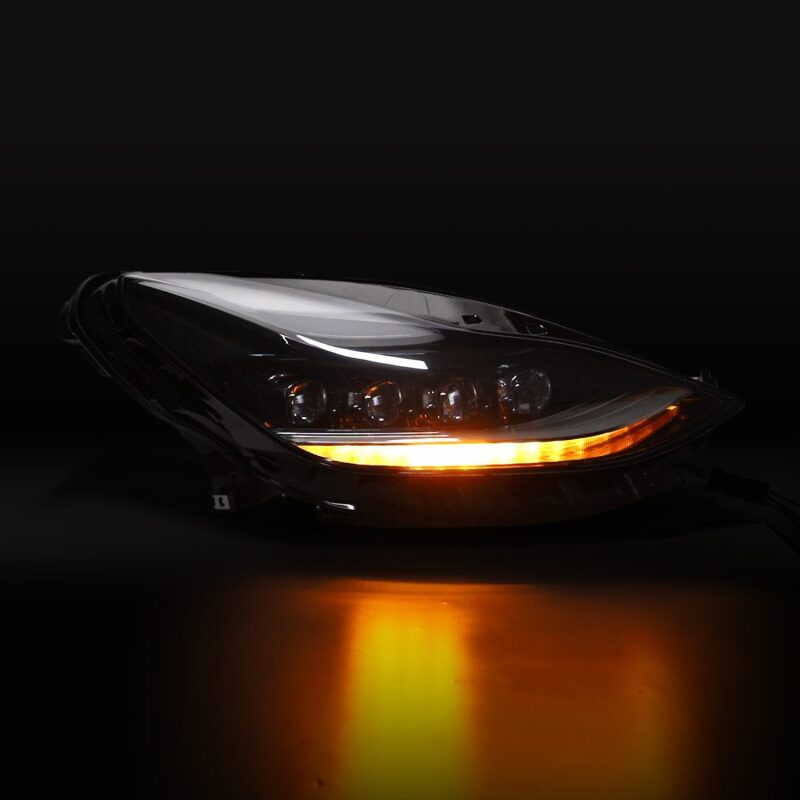 AlphaRex 17-22 Tesla Model 3/20-23 Model Y NOVA LED Proj Headlights Alpha-Blk w/Actv Lgt & Seq.Sig 880859 880859 User 3