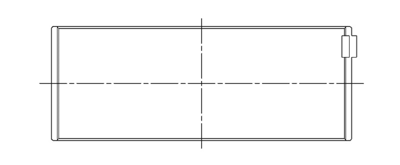 ACL Toyota 1HZ 4164cc Inline 6 Diesel Standard Size High Performance Rod Bearing Set 6B8396H-STD 6B8396H-STD Technical Drawing