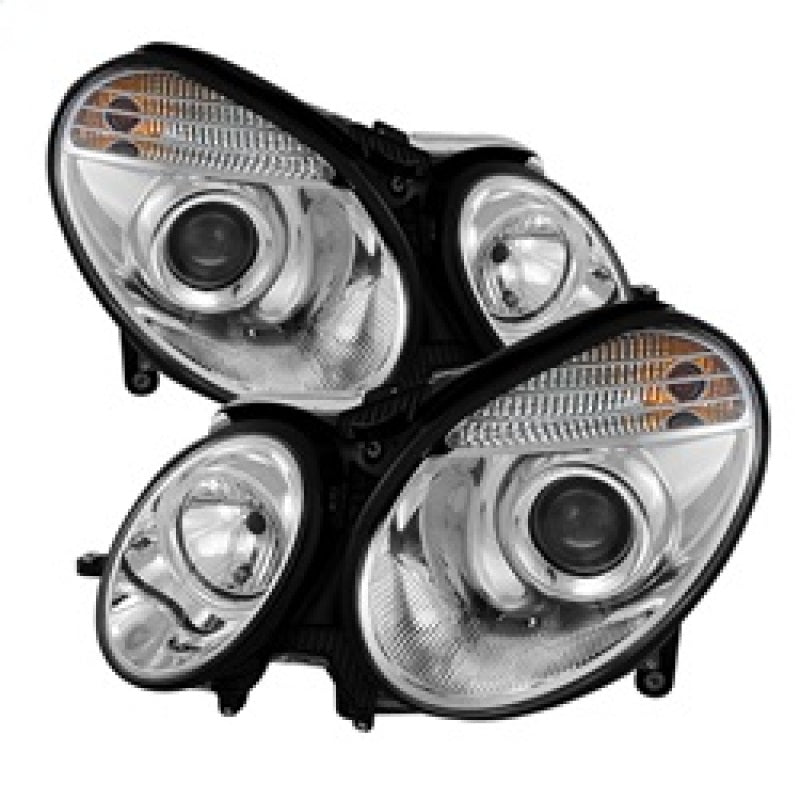 Spyder Mercedes Benz E-Class 03-06 Projector Headlights Halogen Model Only- Chrm PRO-YD-MBW21103-C 5042163 5042163 Photo - Primary