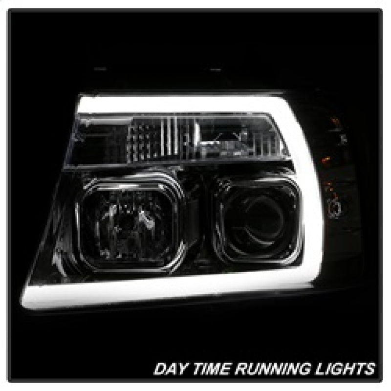 Spyder 04-08 Ford F-150 Light Bar Projector Headlights - Chrome (PRO-YD-FF15004V2-LB-C) 5084637 5084637 Photo - Unmounted