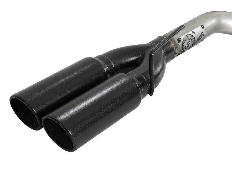 aFe Vulcan Series 3in 304SS DPF-Back 20-21 GM Trucks L6-3.0L (td) LM2 - Dual Black Tip 49-34130-B 49-34130-B Photo - Unmounted