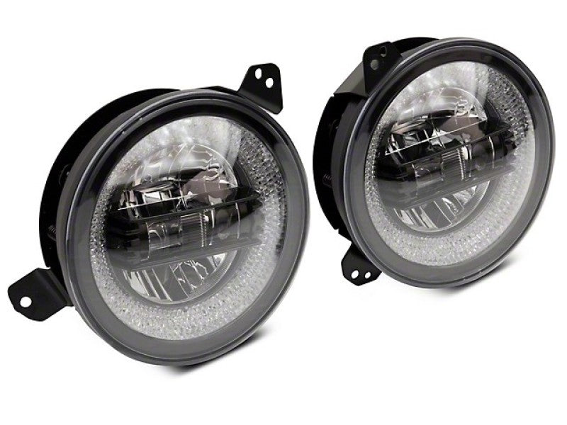 Raxiom 18-22 Jeep Wrangler JL/JT Axial 9-Inch LED Headlights w/RGB Halo- Blk Housing (Clear Lens) J142668 J142668 User 1
