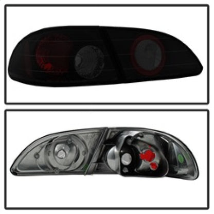 Spyder Toyota Corolla 98-02 Euro Tail Lights Black Smoke ALT-YD-TC98-BSM 5084323 5084323 Photo - Primary