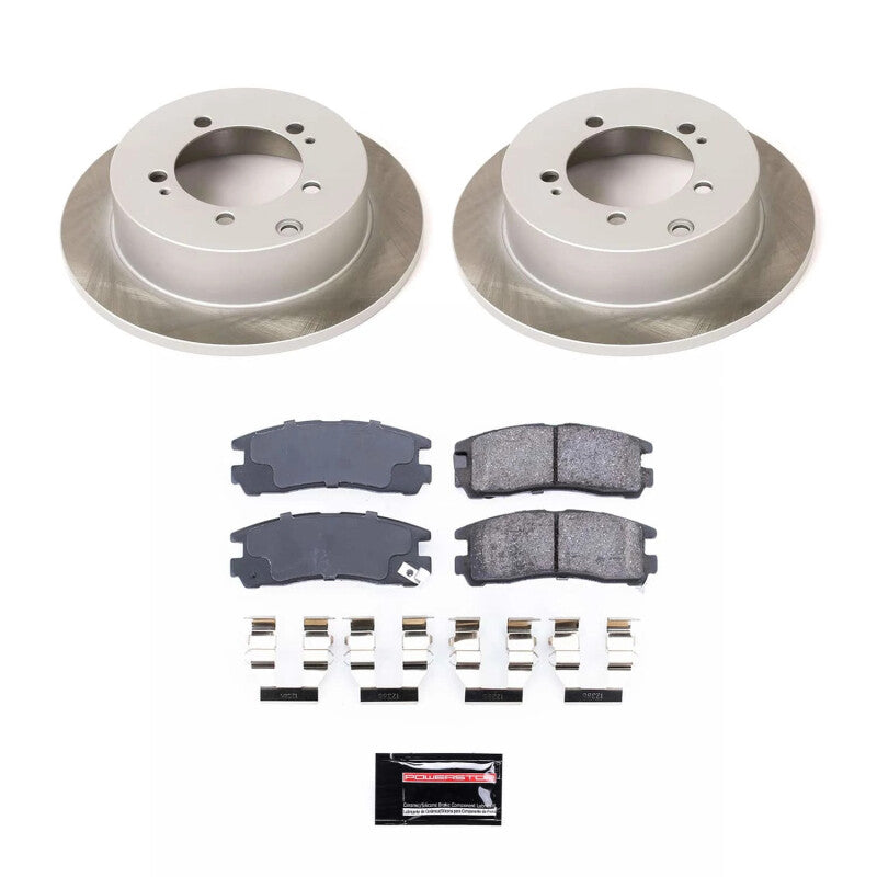 PowerStop Power Stop 99-03 Mitsubishi Galant Rear Semi-Coated Rotor Kit SC1203 SC1203 Photo - Primary