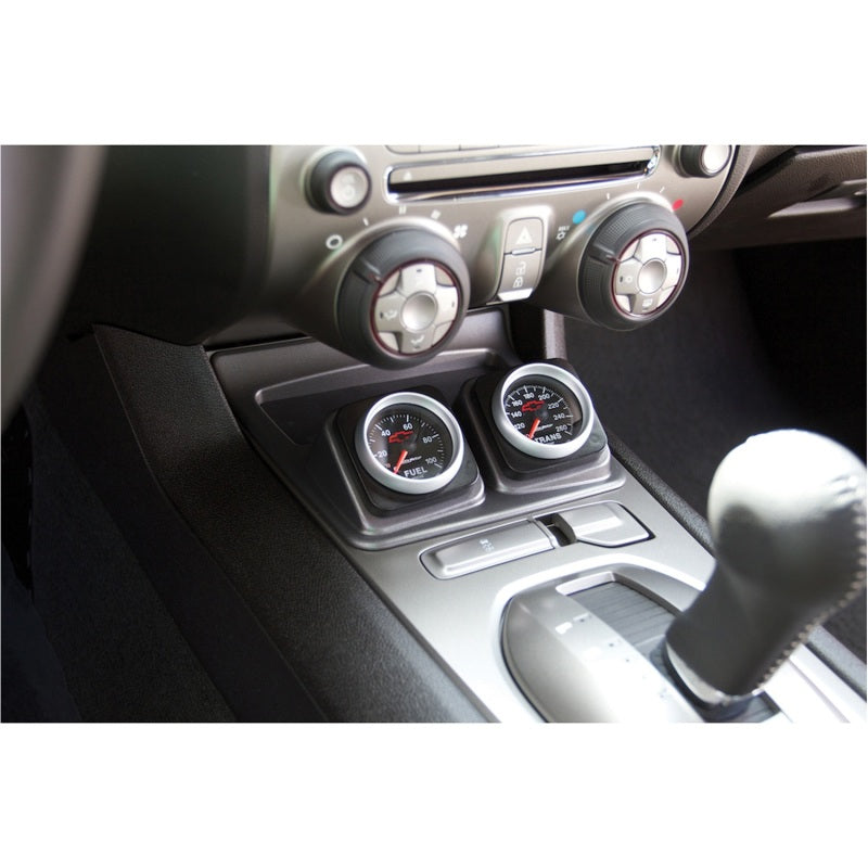 Autometer Gauge Mount, Direct Fit Shifter Console, Dual, 2 1/16", Camaro 10-15 5286 User 1